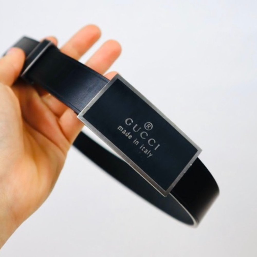 NEW Authentic Rare Vintage GUCCI Plated Belt